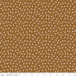 The image is a repeating pattern of small white flowers or dots against a brown background.