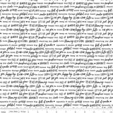 a page of handwriting written in black and white