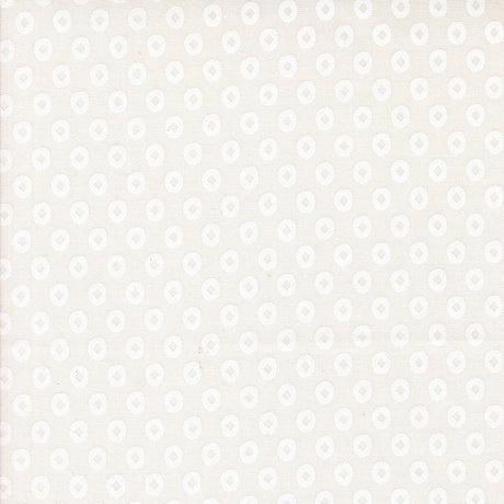 The image is a repeating pattern of white circles on a light-colored background.
