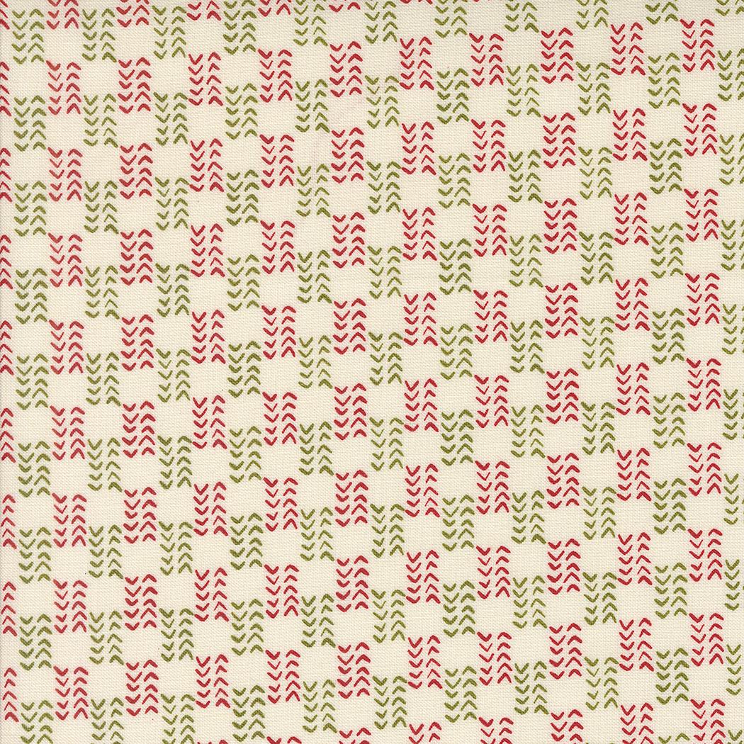 a repeating pattern of red and green arrows on a beige background.