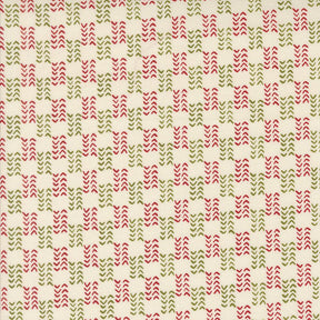 a repeating pattern of red and green arrows on a beige background.