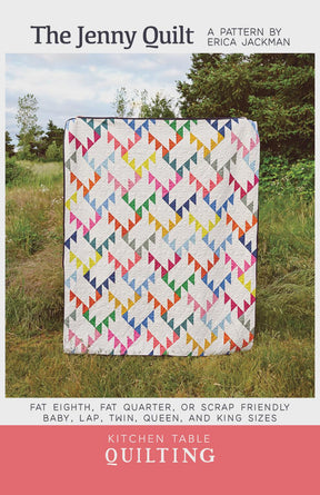 The Jenny Quilt Pattern KTQ179 by Kitchen Table Quilting (baby, lap, twin, queen and king sizes)