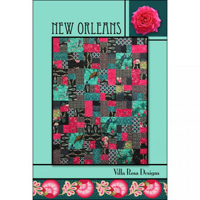 New Orleans Pattern Card by Villa Rosa Designs VRDRC178 finished size 54" x 72"