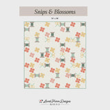 Snips & Blossoms Printed Quilt Pattern - LFD-159 By Lamb Farm Designs - Jennie Jo Lamb