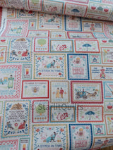 Mercantile Home Décor Vintage Advice Multi by Lori Holt for Riley Blake Designs 36" x 54" HD14406-MULTI Sold in 1 Yard increments