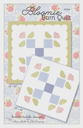 Bloomie Barn Quilt Pattern Paper Only AQ 304 by Brenda Riddle Designs for Acorn Quilts
