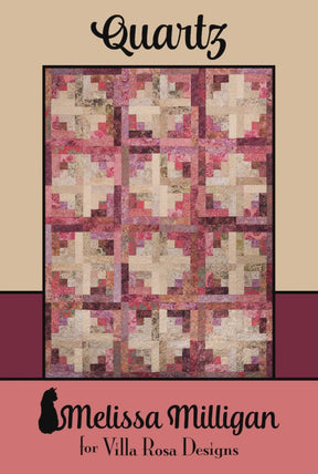 Quartz Printed Pattern by Melissa Milligan for Villa Rosa Designs Size 60" x 80"
