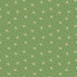 a repeating pattern of small white flowers against a green background.