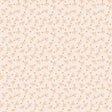 a repeating pattern of small orange leaves and dots on a light beige background.