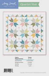 Quarter Star paper pattern DQ-2303 by Amy Smart, Diary of a Quilter 72" x 72"