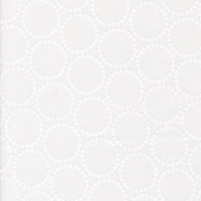 a repeating pattern of white circles on a white background.