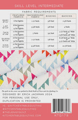 The Jenny Quilt Pattern KTQ179 by Kitchen Table Quilting (baby, lap, twin, queen and king sizes)