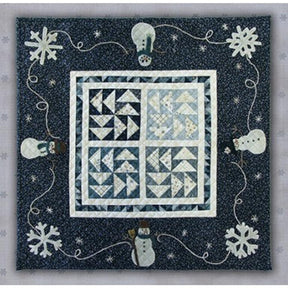 Winter-ific Quilt Pattern Only by Lisa Bongean PRI495 for Primitive Gatherings 19" x 19"