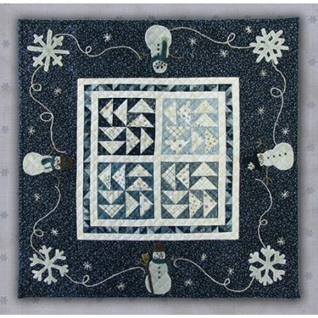 Winter-ific Quilt Pattern Only by Lisa Bongean PRI495 for Primitive Gatherings 19" x 19"