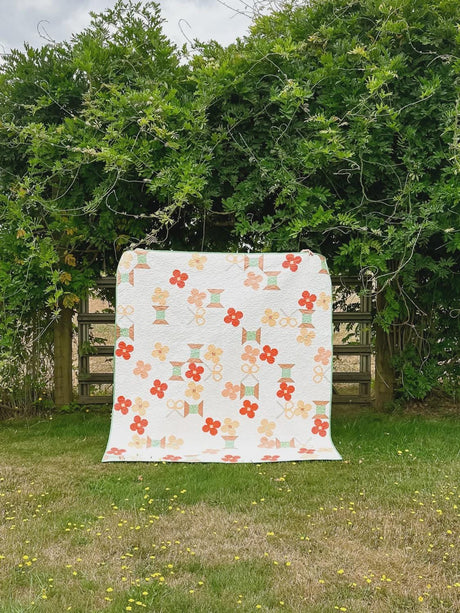 Snips & Blossoms Printed Quilt Pattern - LFD-159 By Lamb Farm Designs - Jennie Jo Lamb