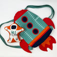 Backpack 36" x 60" Rocket Panel Only Multi 20957 11 Makes 1 Backpack & 1 Stuffy Astronaut By Stacy Iest Hsu for Moda, Not a finished Product