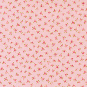 a repeating pattern of pink flowers on a light pink background.