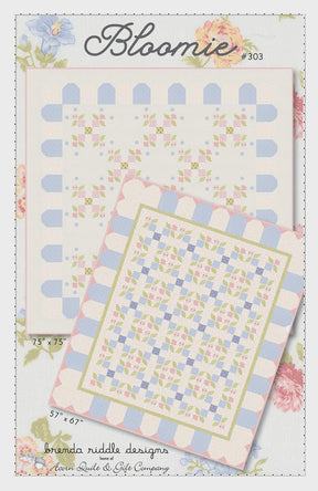 Bloomie Quilt Pattern Paper Only AQ 303 by Brenda Riddle Designs for Acorn Quilts