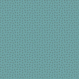 a repeating pattern of small black dots on a light blue background.