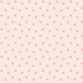 a repeating pattern of small pink flowers or leaves on a light pink background.