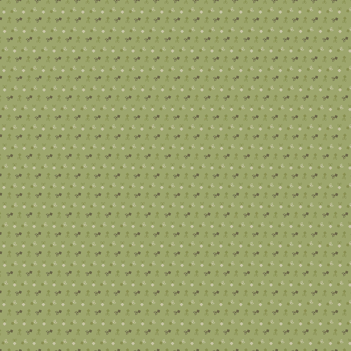The image is a repeating pattern of small white and green dots arranged in a grid-like fashion.