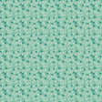 a repeating pattern of small white branches and green circles on a light green background.