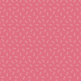 a repeating pattern of small white flowers or leaves against a pink background.