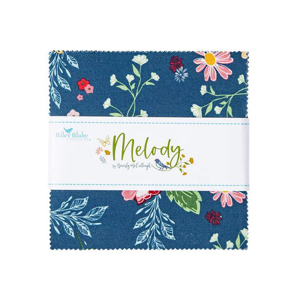 Melody 5&quot; Stacker by Beverly McCullough for Riley Blake Designs includes 42 pieces