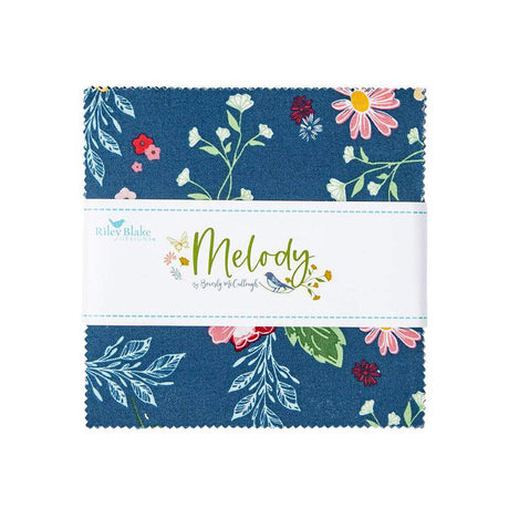 Melody 5&quot; Stacker by Beverly McCullough for Riley Blake Designs includes 42 pieces