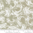 The image is a fabric with a repeating pattern of white swirls or curves. The pattern is not uniform, with some areas appearing more prominent than others. The fabric is described as having a beige or brownish hue, and it is shown in a close-up view. The image is not a single, continuous scene but rather a collection of individual images that have been combined to create the overall pattern.