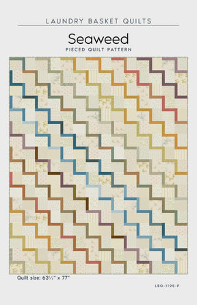 Seaweed Pieced Quilt mPattern by Laundry Basket Quilts LBQ-1195-P