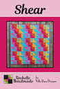 Shear Quilt Pattern Card by Rachelle Handmade for Villa Rosa Designs finished size 54" x 54"