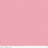 Pretty Kitty™ Polka Dot Pink Yardage C15655-PINK by Doodlebug Designs for Riley Blake Designs Sold in 1/2 yard increments