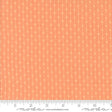 The image is a fabric with a repeating pattern of orange and white lines, creating a textured and visually interesting design.