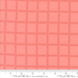 The image is a close-up of a fabric with a repeating pattern of red squares arranged in a grid-like fashion.
