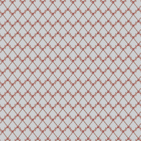 a repeating pattern of red and white diamond shapes arranged in a grid-like fashion, creating a visually striking and symmetrical design.