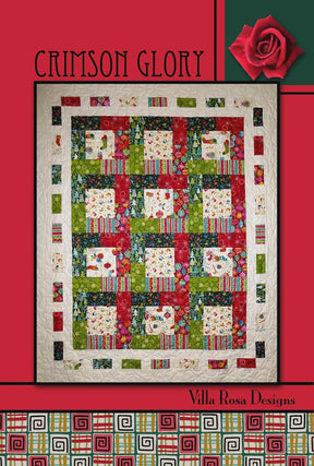 Crimson Glory pattern by Villa Rosa Designs 52 x 64