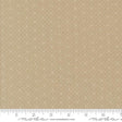 The image is a fabric with a beige pattern, featuring small white dots or stars arranged in a repeating design. The fabric appears to be a light-colored material, possibly a type of cotton or linen. The image does not contain any text or other discernible objects or actions.