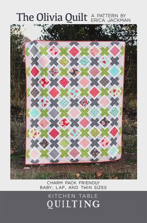 The Olivia Quilt Pattern KTQ121 by Kitchen Table Quilting (baby, lap and twin sizes)