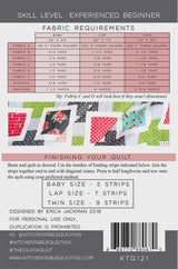 The Olivia Quilt Pattern KTQ121 by Kitchen Table Quilting (baby, lap and twin sizes)