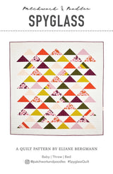 Spyglass Quilt Pattern by Patchwork and Poodle, Elaine Bergman Multiple sizes