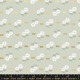 First Light Fruit Flowers Ash Half Yard Increments RS5046-11M Ruby Star Society Moda Fabrics