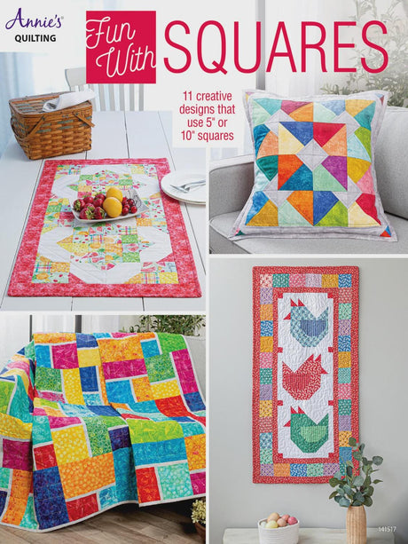 Fun With Squares # 1415171 By Annie's - Soft Cover Book