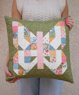 Mini Charmed Pillow or Mini Quilt Pattern by Vanessa Goertzen for Lella Boutique, LB249 Finished Size 18" x 18"