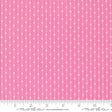 The image is a close-up of a fabric with a pink and white striped pattern.