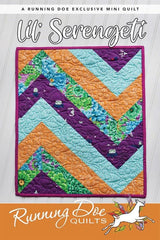 Lil' Serengeti Paper Mini Quilt Pattern by Running Doe for Villa Rosa Designs 15" x 18"
