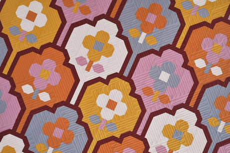 Wallflower Quilt Pattern PPP25 from Pen & Paper Patterns By Lindsey Neill