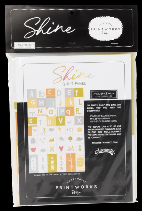 Shine Quilt Panel Yardage 55678-11P by Sweetwater for Moda Fabrics 36" x 54"