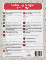 Cuddle Up Sampler Quilt Pattern by Coriander Quilts CQ208 Quilt Size 70 x 70