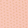 a repeating pattern of small pink flowers with green leaves on a light pink background.